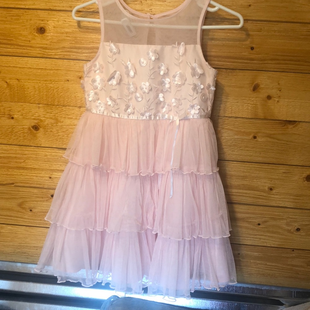 Light pink girls 7 dress